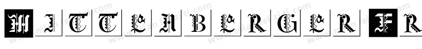 Wittenberger Frakt M字体转换